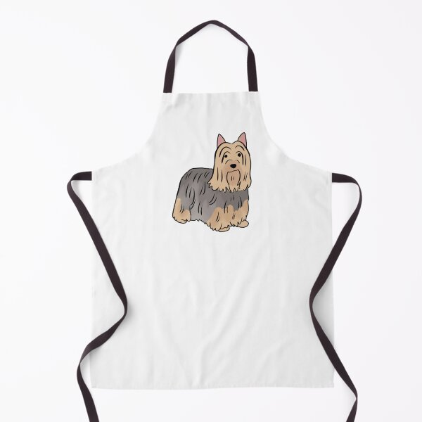 Item preview, Silky terrier cute dog illustration silver and tan designed and sold by Yarafantasyart.