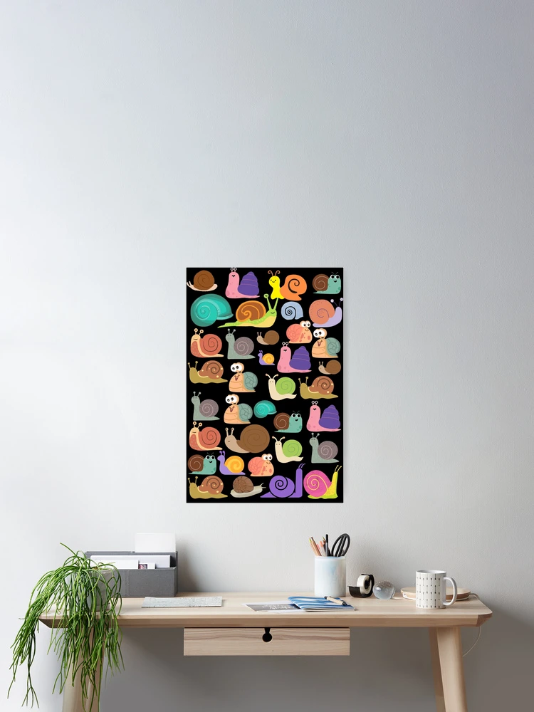 Thumbnail 2 of 3, Poster, Snail pattern. designed and sold by Patternaart.