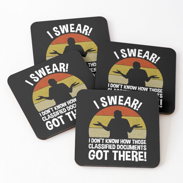 Item preview, I Swear! I Don't Know How Those Classified Documents Got There! designed and sold by Cat Lady Designs.