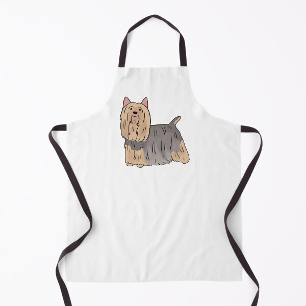 Item preview, Silky terrier cute dog illustration silver and tan designed and sold by Yarafantasyart.