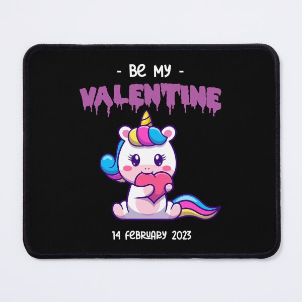 Item preview, Be my valentine for 14 feb 2023 cute unicorn 14 feb 2023 designed and sold by ALIENATIVED.