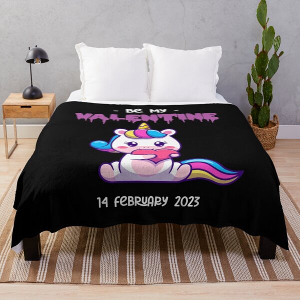 Item preview, Be my valentine for  14 feb 2023 cute unicorn 14 feb 2023 designed and sold by ALIENATIVED.