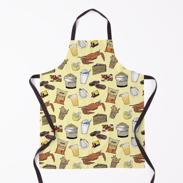Item preview, Maryland Foods - Yellow designed and sold by Elizabeth Weglein.