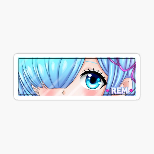 Rem Slap Peeker Sticker Sticker