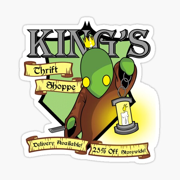 Tonberry King's Thrift Shoppe Sticker