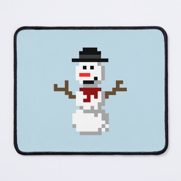 Item preview, Snowman Pixel Art designed and sold by just4pixels.