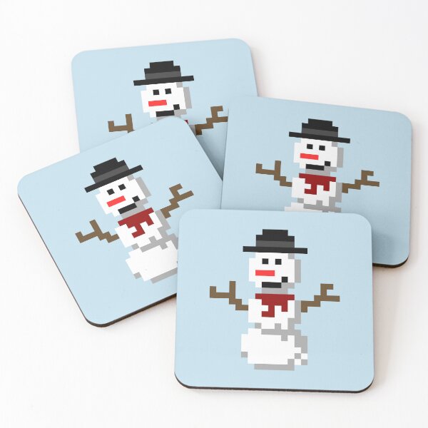Item preview, Snowman Pixel Art designed and sold by just4pixels.
