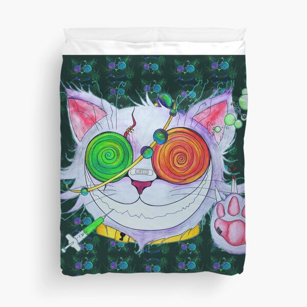 Psychocat Duvet Cover