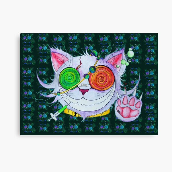 Psychocat Canvas Print