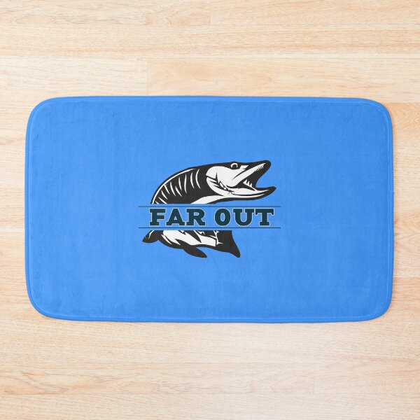 Item preview, Far Out Fly Fish Blue  designed and sold by ChristinasMess.
