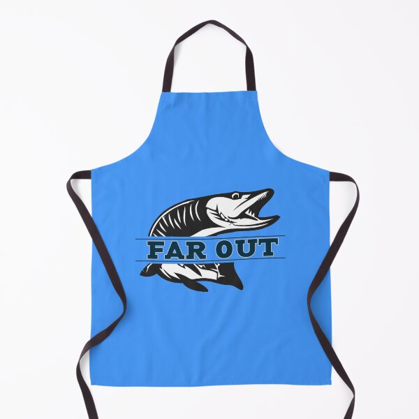 Item preview, Far Out Fly Fish Blue designed and sold by ChristinasMess.
