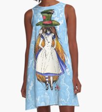 Alice in Wonderland A-Line Dress