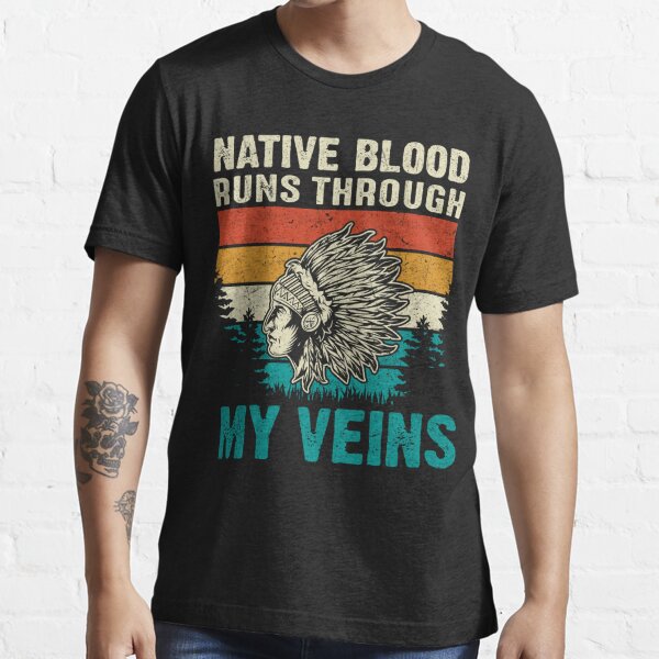 Native American Indian T-Shirt Indigenous culture native bloodline  frontline warrior spirit stolen land American injustice tee