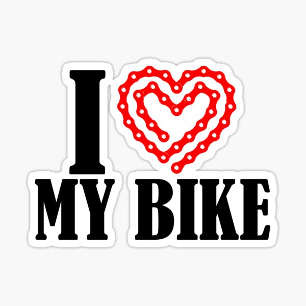 bike lover sticker