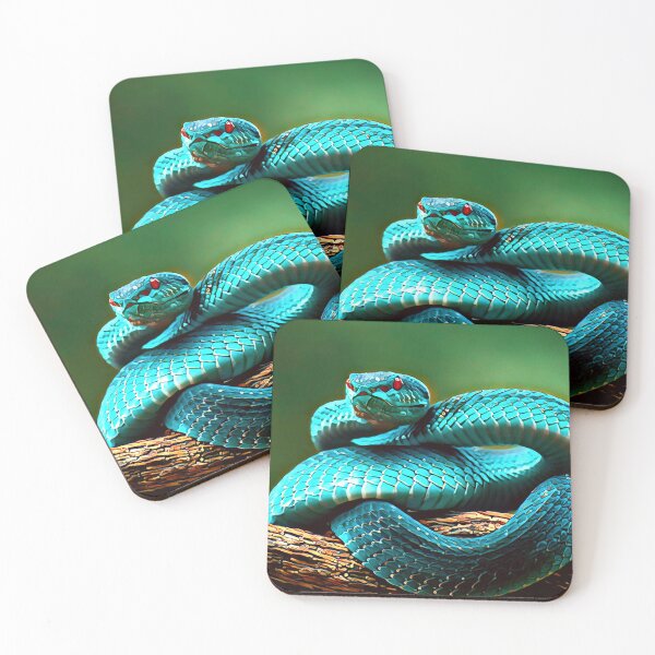 Item preview, Blue Viper (Snake) designed and sold by UniqueDeignz.