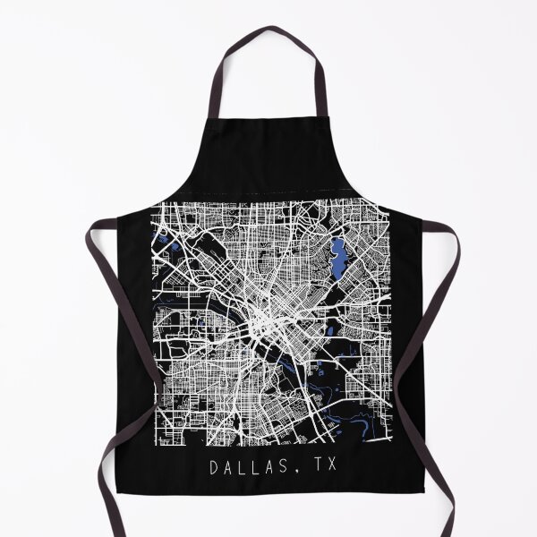 Item preview, Dallas Texas TX city map black and white designed and sold by gifts-ideas.