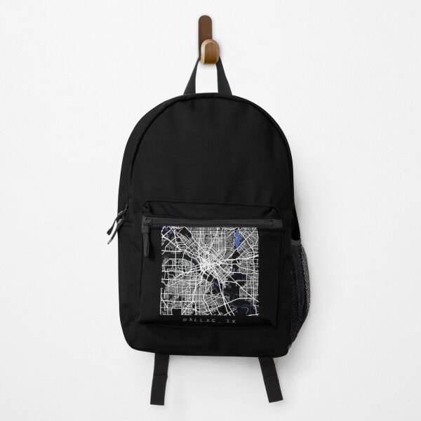Item preview, Dallas Texas TX city map black and white designed and sold by gifts-ideas.