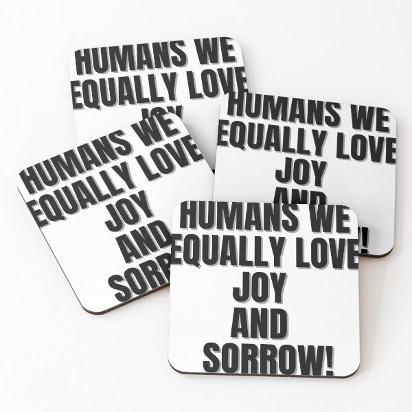 Item preview, Humans we equally love joy and sorrow designed and sold by Finds.