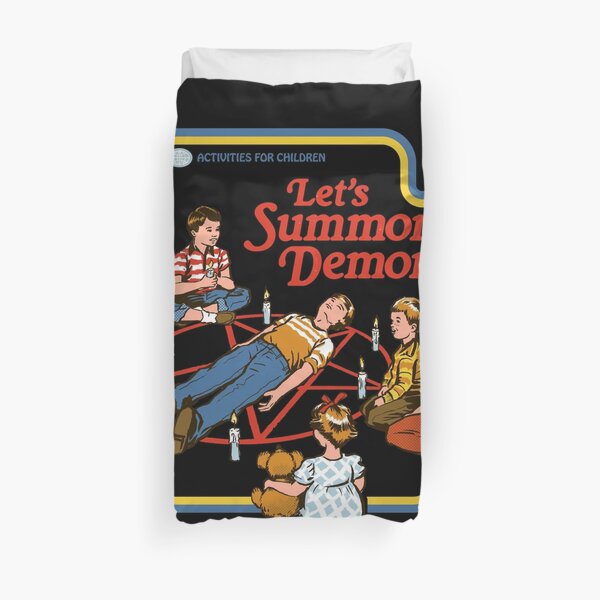 Let's Summon Demons Duvet Cover