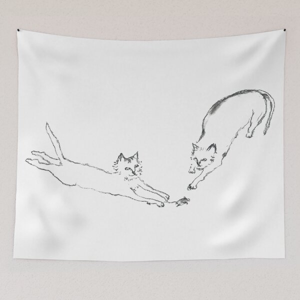 Item preview, Two Toying Cats designed and sold by Kriglette.