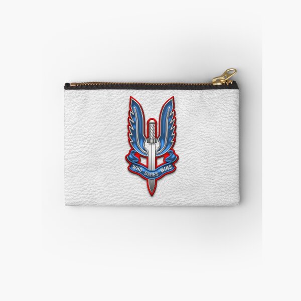 Artikelvorschau, Special Air Service - SAS Insignia aus weißem Leder entworfen und verkauft von Serge Averbukh Art Studio.