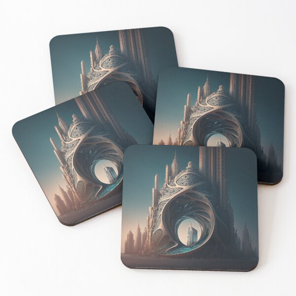 Item preview, complex architecture fantasy designed and sold by BIBIHOX.