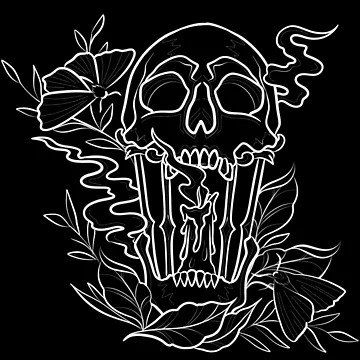 Artwork thumbnail, Skull Lantern by Strange Little Art