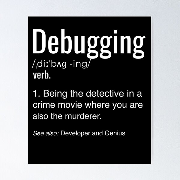 Artikel-Vorschau von Debugging Definition T-shirt Programmierer Coding Geschenk T, designt und verkauft von Maindy.
