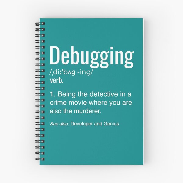Item preview, Debugging Definition T-shirt Programmers' Coding Gift Tee designed and sold by Maindy.