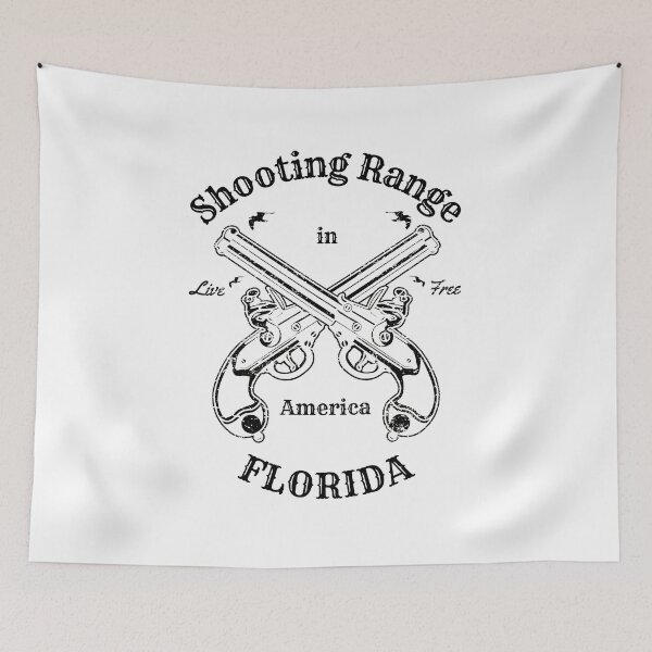 Item preview, Shooting Sports Range Vintage Logo - Florida America designed and sold by Vintage-TM.