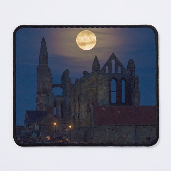Item preview, Super Moon Rise over Whitby Abbey North Yorkshire Dracula designed and sold by Spookydaz.