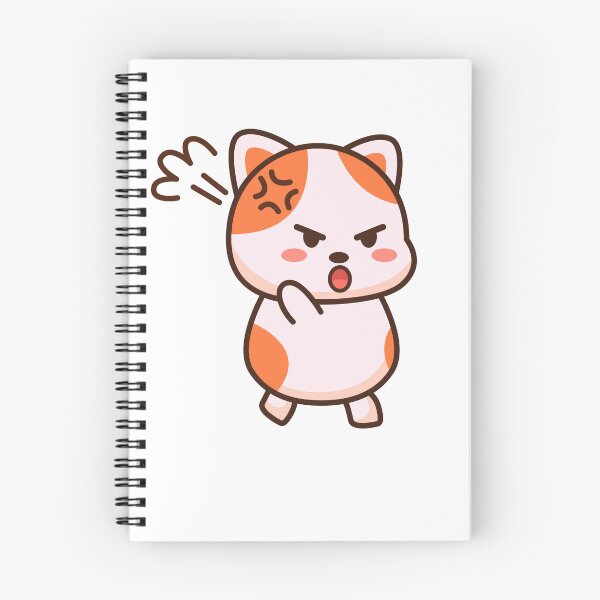 Item preview, Angry Cat Sticker designed and sold by Helloboutique.