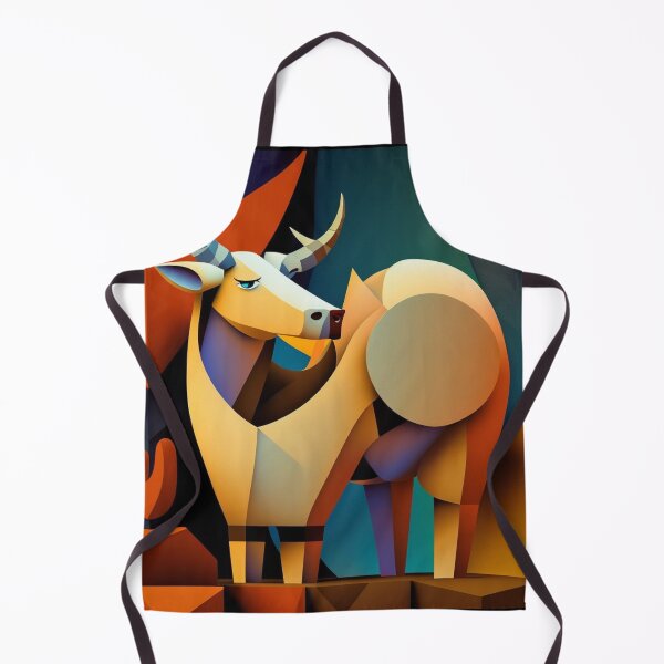Item preview, The cubist moon and the enamored bull designed and sold by BeerBot.