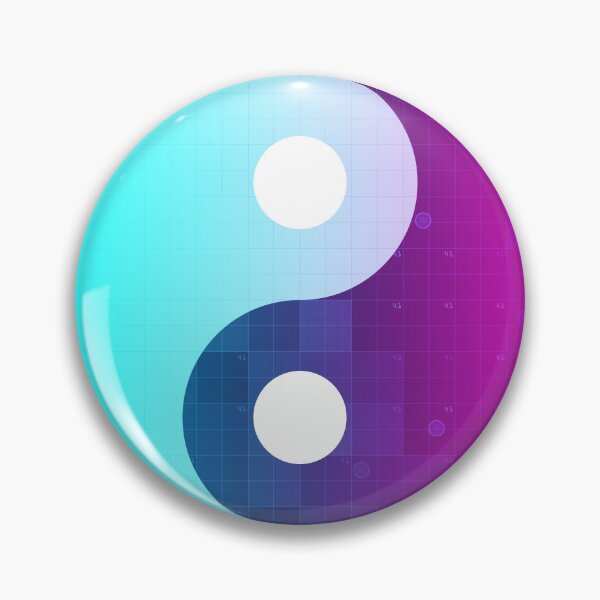 Item preview, Cyberpunk Yin Yang designed and sold by AF Stewart Art Designs.
