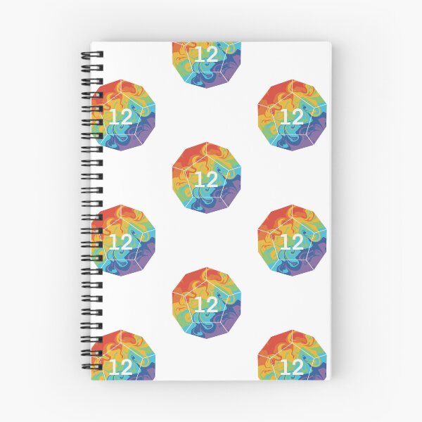 Item preview, Rainbow Swirl D12 designed and sold by SnugBugsGaming.