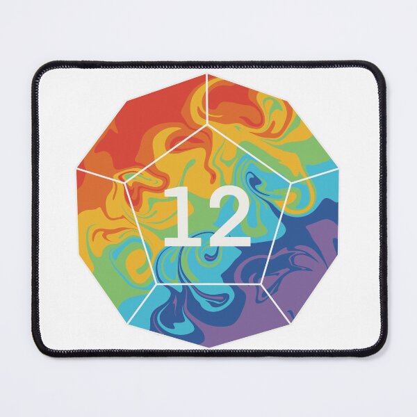 Item preview, Rainbow Swirl D12 designed and sold by SnugBugsGaming.