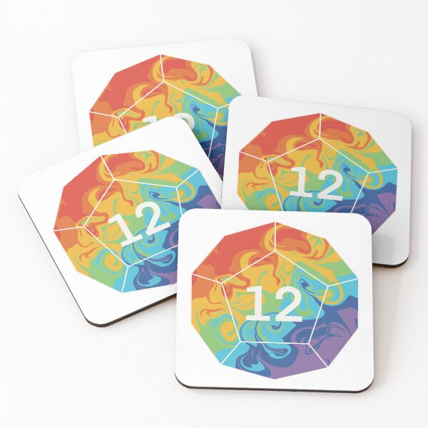 Item preview, Rainbow Swirl D12 designed and sold by SnugBugsGaming.