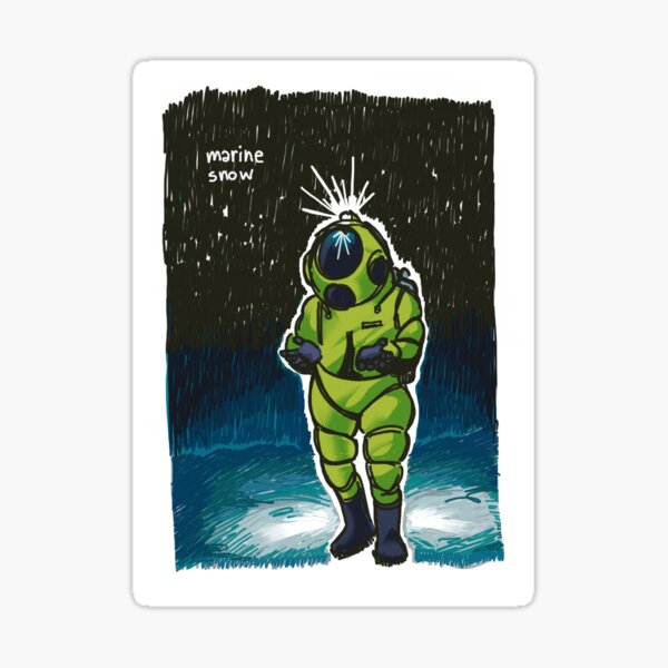 marine snow Sticker
