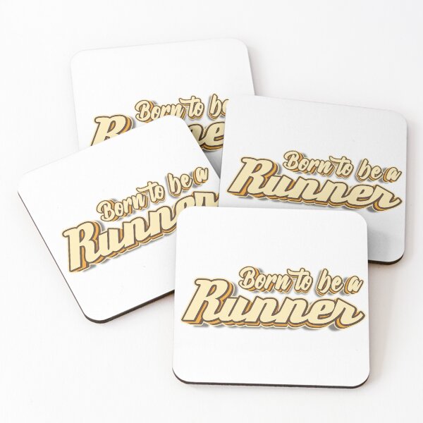 Item preview, Born to be a Runner typography designed and sold by KondeHipe.