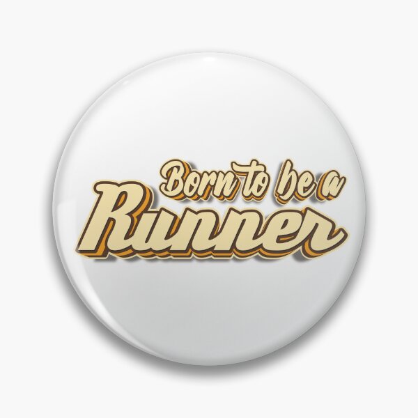 Item preview, Born to be a Runner typography designed and sold by KondeHipe.