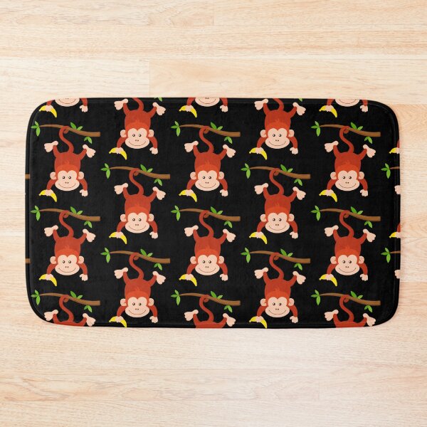 Item preview, Monkey Holding Banana Hanging Upside Down from Tree designed and sold by samshirts.
