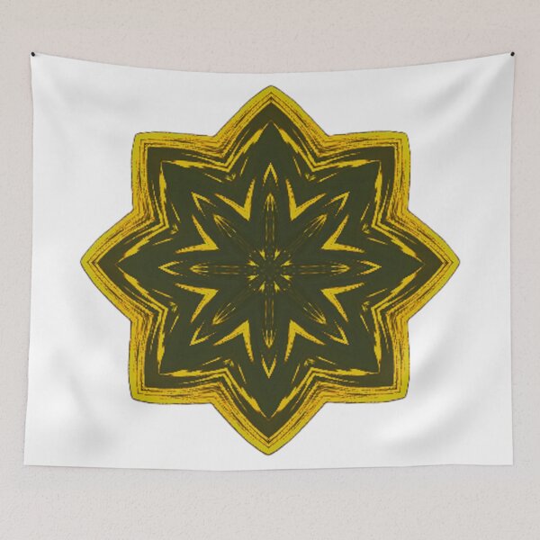 Item preview, Golden Yellow Octagram designed and sold by Healio2.