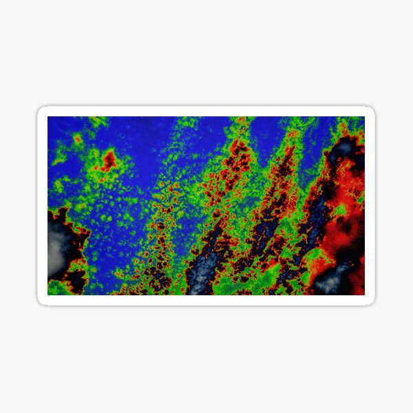 Eco-Fantasy (Thermal Clouds) Sticker