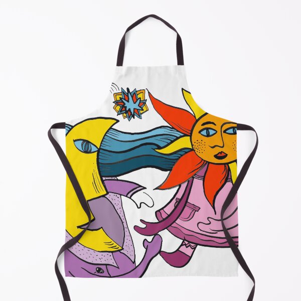 Item preview, The Sun and the Moon - Color "Figurative Drawings" designed and sold by Istvan Ocztos.