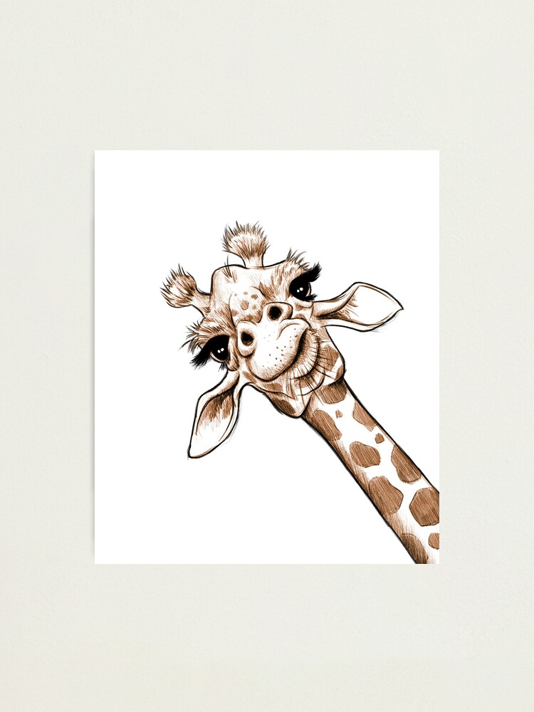 Giraffe Drawings / Sketch by Claudia Luethi alias Abdelghafar - Artist.com-anthinhphatland.vn