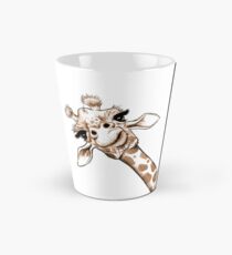 Sketch Giraffe Art Tall Mug