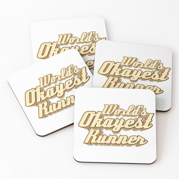 Item preview, World's Okayest Runner typography designed and sold by KondeHipe.