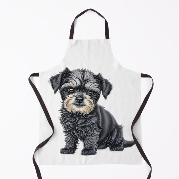 Item preview, Affenpinscher Puppy, charcoal drawing, Ai Generated Art designed and sold by ACC .