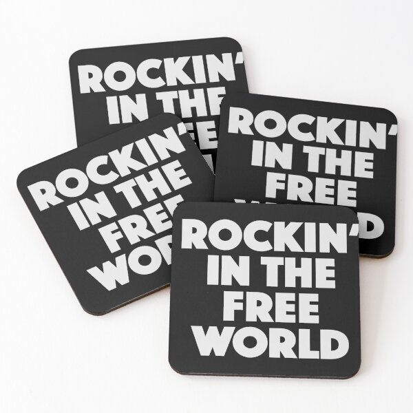 Item preview, Rockin in the Free World, Text, Graphic, Bold Typography designed and sold by MajicArts.