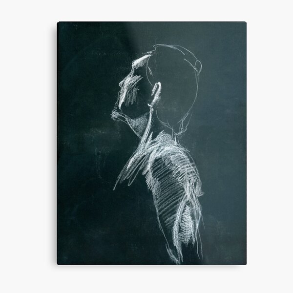 Head of a Man Metal Print